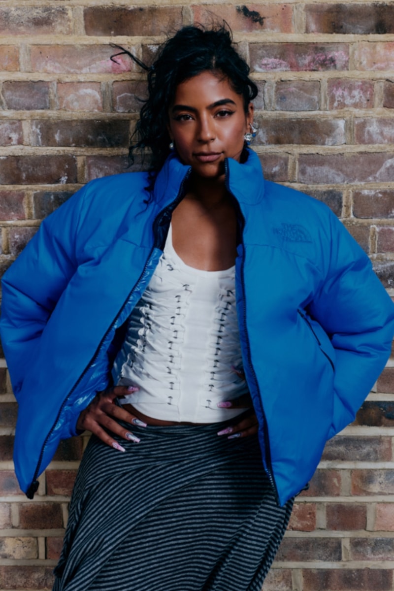 Jyoty, the north face, nuptse, puffer jacket, outerwear, fashion, campaigns