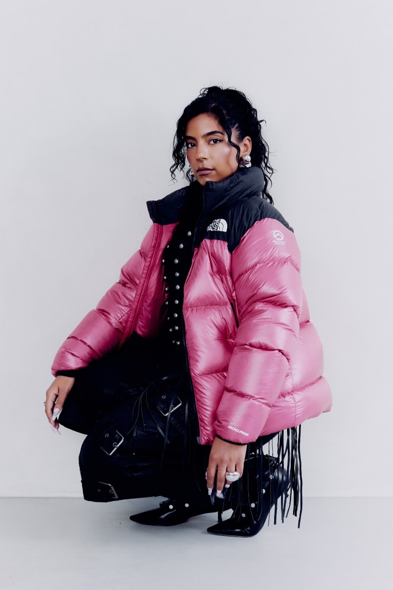 Jyoty, the north face, nuptse, puffer jacket, outerwear, fashion, campaigns