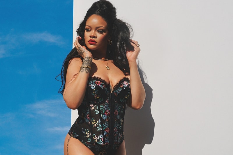 Rihanna, Savage X Fenty, lingerie, underwear, bras, knickers, thongs, lace, black lace