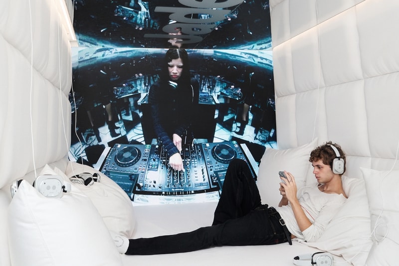 Jaded London, nothing, headphones, djs, new york, fashion week, installation