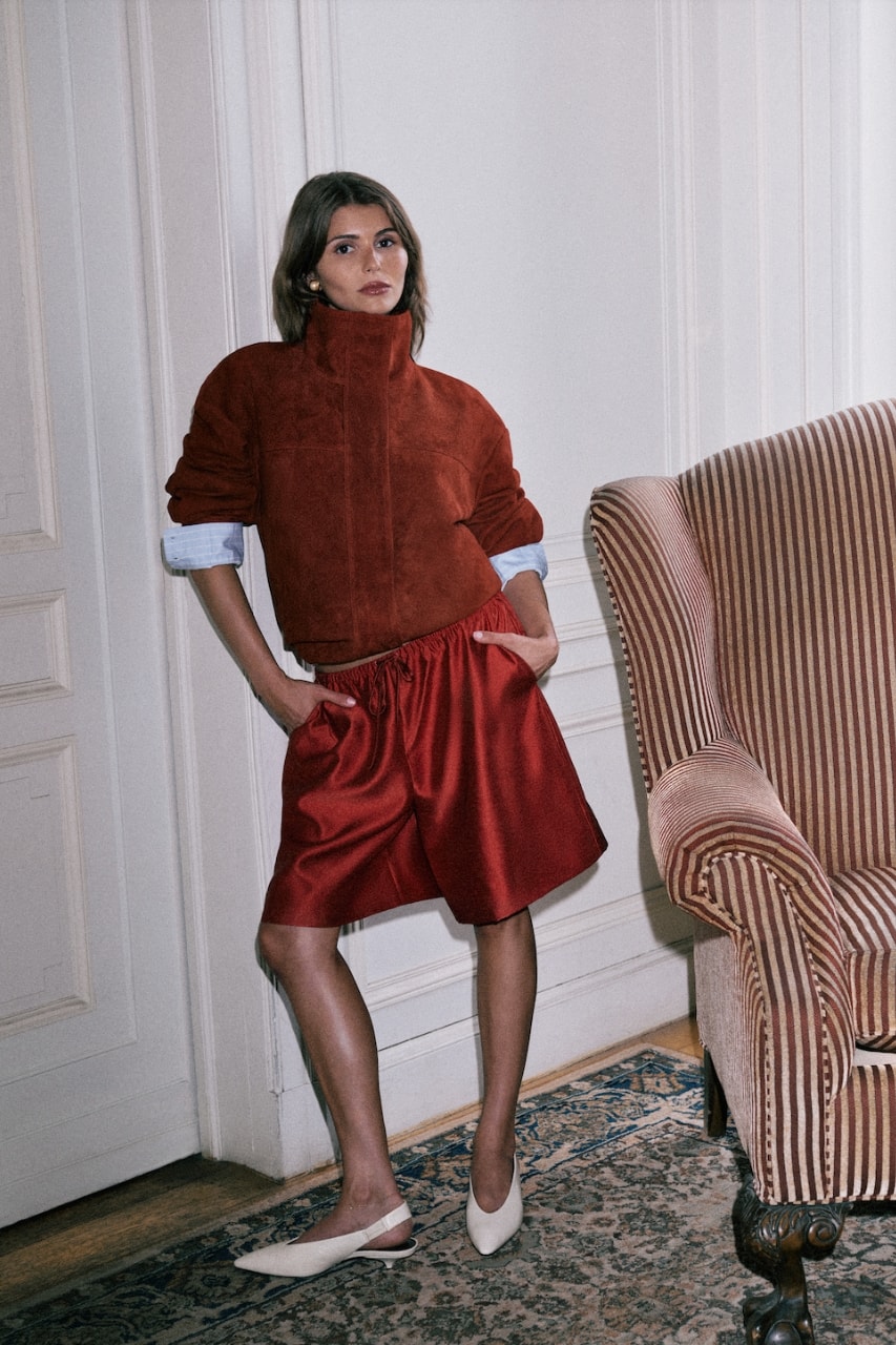 Reformation, olivia jade, clothes, fashion, campaigns, fall, crew neck