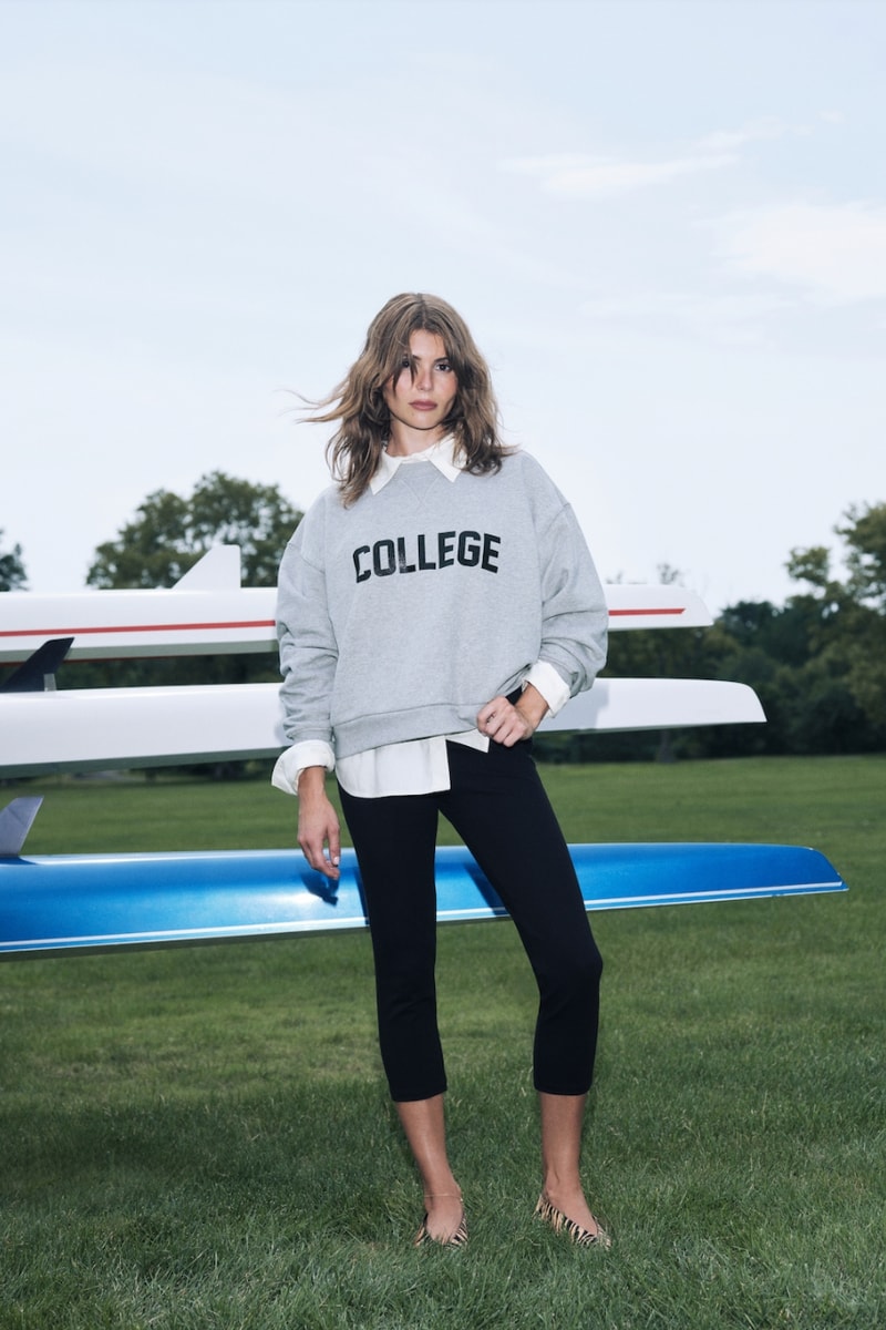 Reformation, olivia jade, clothes, fashion, campaigns, fall, crew neck