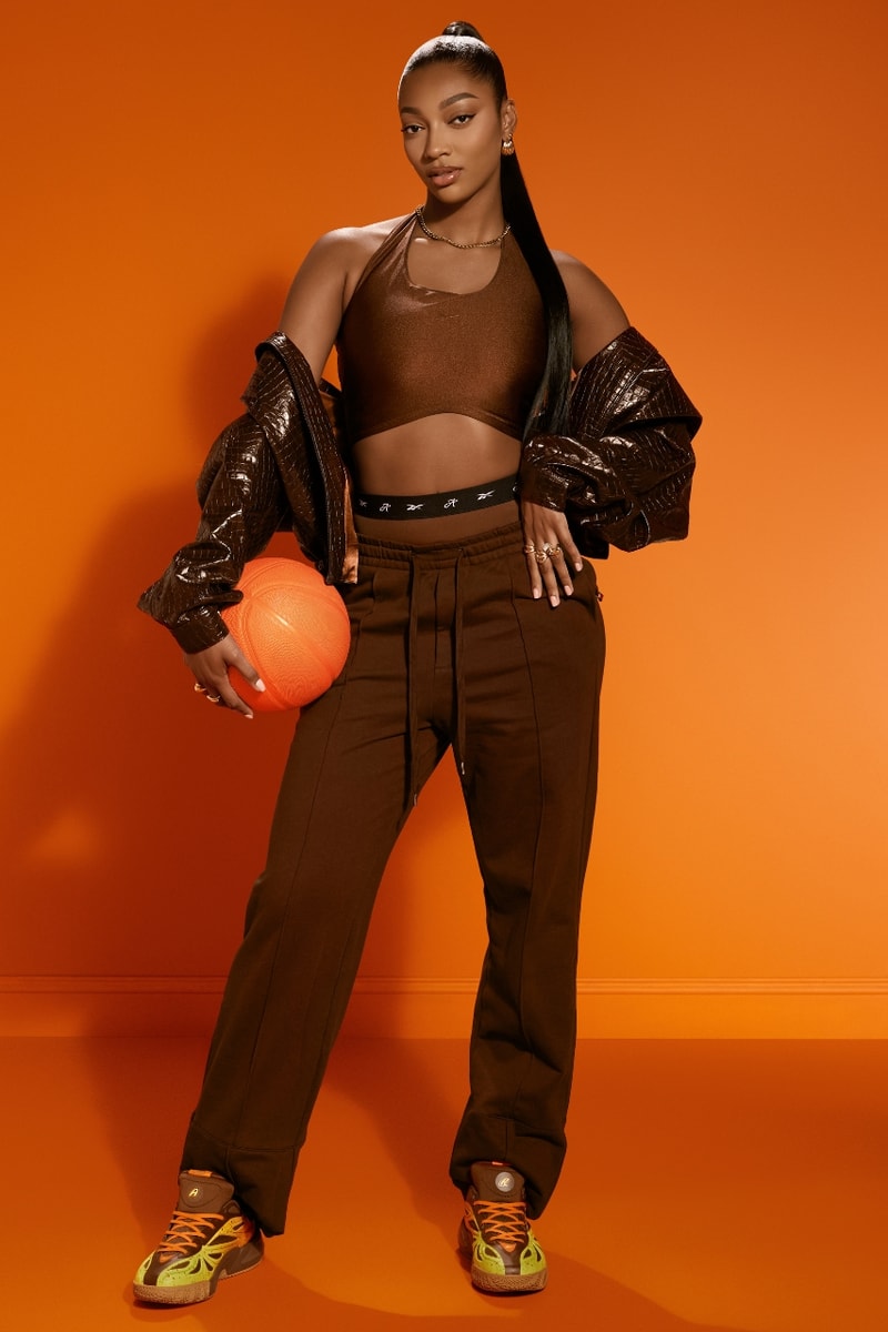 Angel Reese, Reebok, Angel Reese 1, REESE'S Pieces, REESE'S, Collaborations, Chocolate, sneakers, Footwear, Basketball, Basketball Shoes, Footwear News