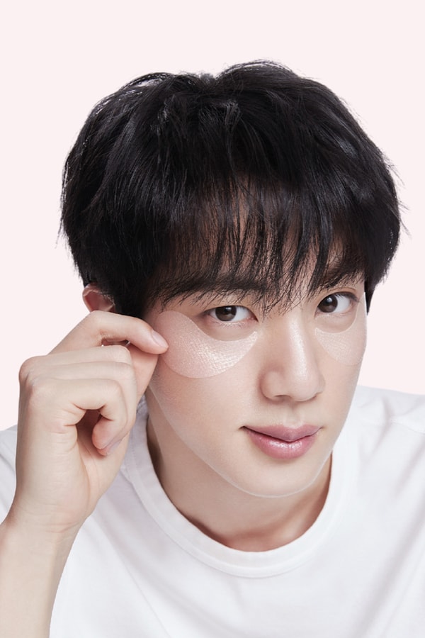 BTS Jin, Laneige, Bouncy & Firm Cooling Hydrogel Eye Patches, K-Beauty, Skincare, Campaigns, K-Pop