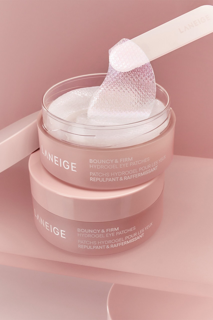 BTS Jin, Laneige, Bouncy & Firm Cooling Hydrogel Eye Patches, K-Beauty, Skincare, Campaigns, K-Pop