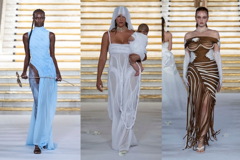 di petsa, leigh-anne pinnock, models, pregnant, runway, catwalk, fashion, clothes, dresses
