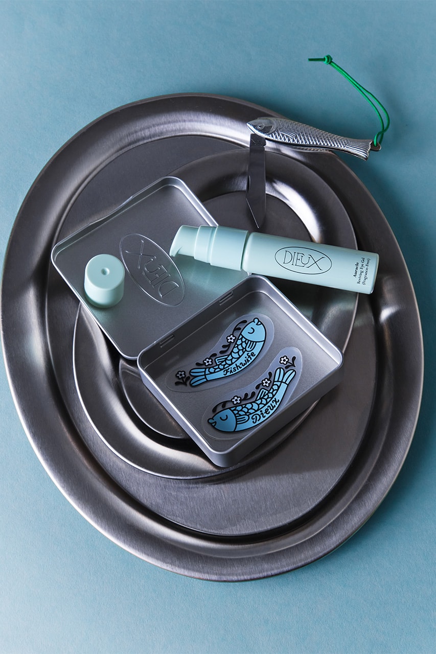 Dieux, Fishwife, Collaboration, Good Taste Forever Eye Mask, Tinned Fish, Skincare