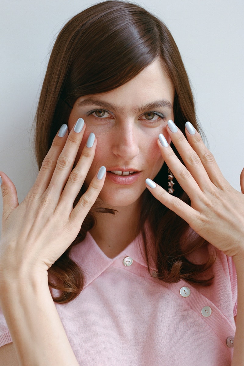 Celisse, Sandy Liang, Ribbon Nail Polish, Collaboration, Nails, Sandy Liang Nails, Campaigns, Nail Care