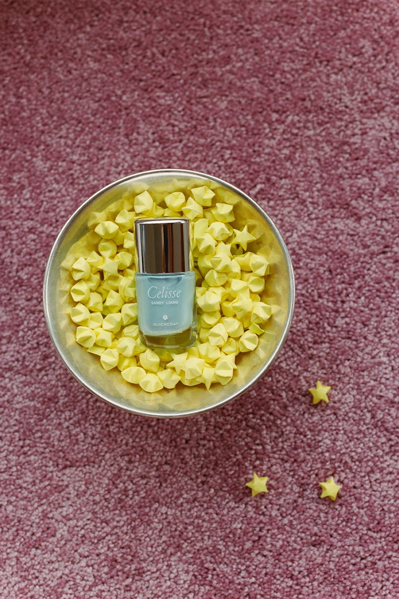 Celisse, Sandy Liang, Ribbon Nail Polish, Collaboration, Nails, Sandy Liang Nails, Campaigns, Nail Care