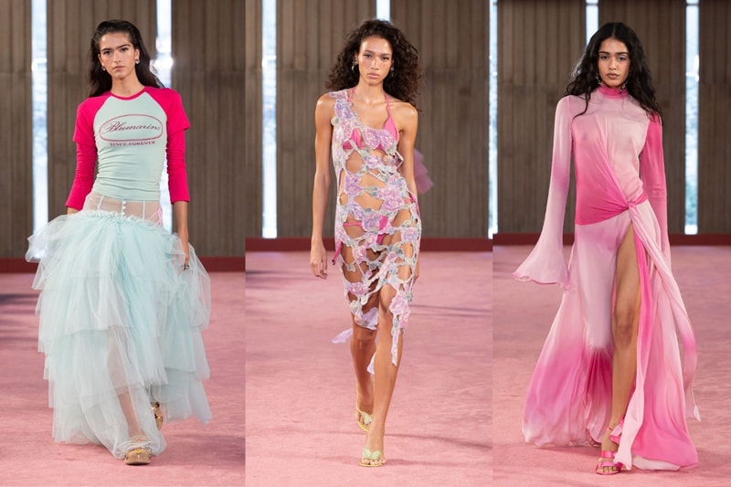 blumarine, ss27, runways, catwalks, models, y2k, fashion, clothes