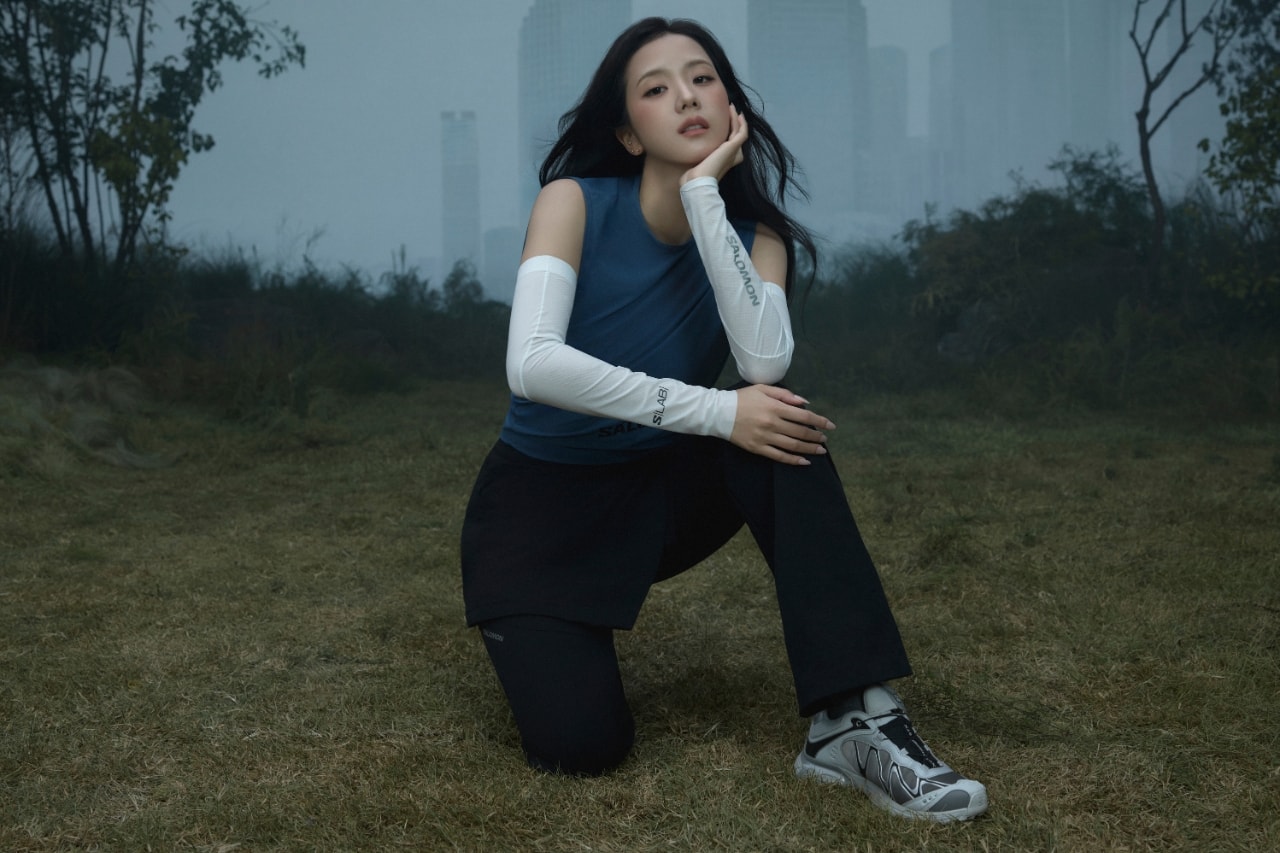 jisoo, salomon, sneakers, trainers, footwear, shoes, campaigns, fashion, Korea