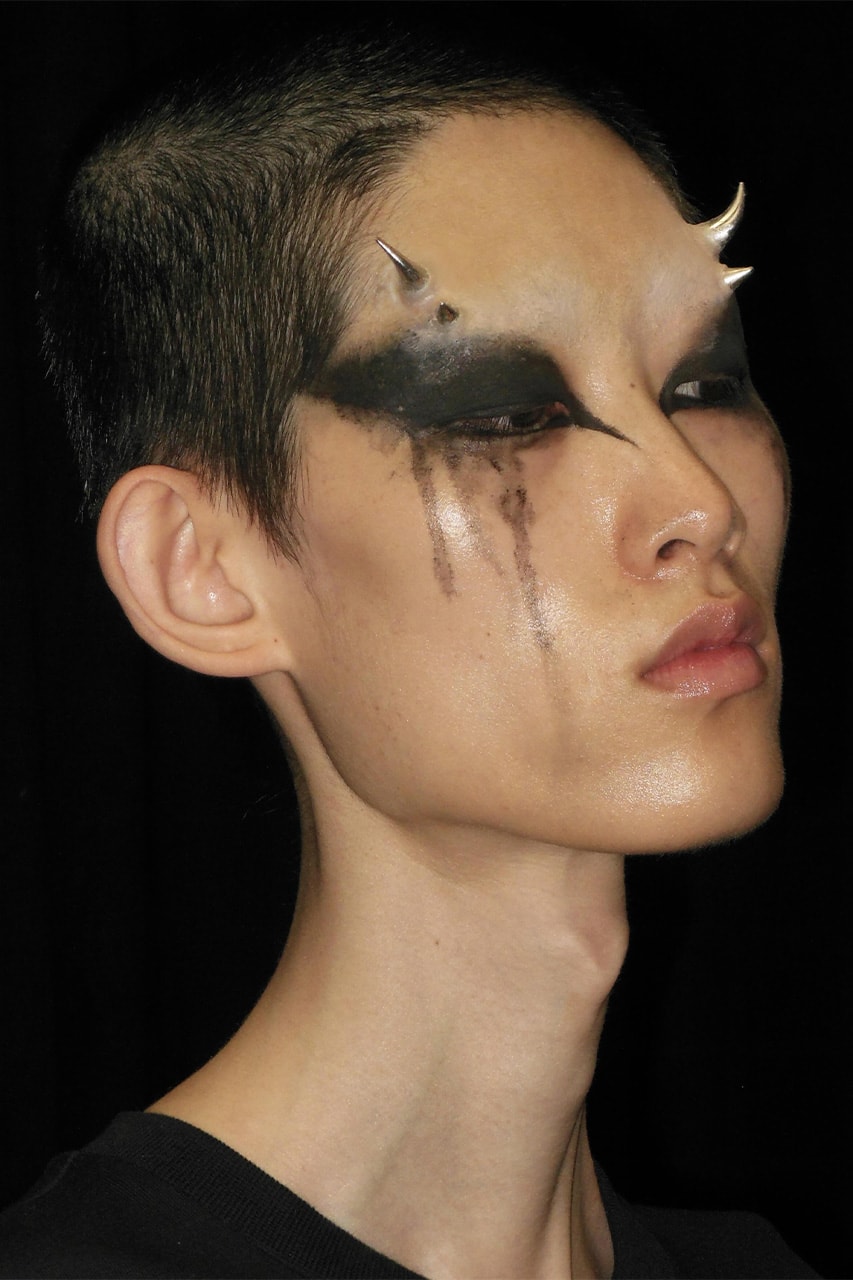 Matières Fécales, Fecal Matter, Paris Fashion Week, Spring/Summer 2027, SFX, The Ninety Nine Percent, Runway Beauty, Skin Spikes