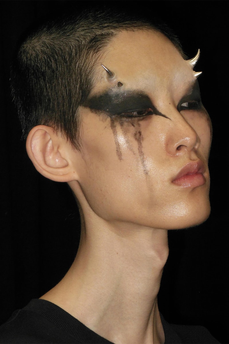 Matières Fécales, Fecal Matter, Paris Fashion Week, Spring/Summer 2027, SFX, The Ninety Nine Percent, Runway Beauty, Skin Spikes