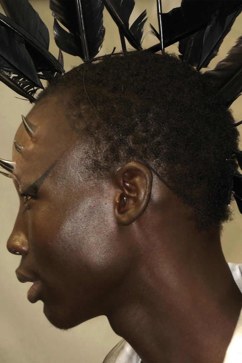 Matières Fécales, Fecal Matter, Paris Fashion Week, Spring/Summer 2027, SFX, The Ninety Nine Percent, Runway Beauty, Skin Spikes