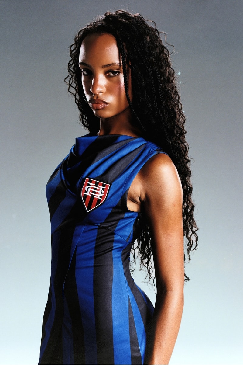 Hattie Crowther, Fashion, football, soccer, Upcycling, Sustainability, Sustainable Fashion, Football Kits, Football Jerseys, Soccer Jerseys, British Fashion, British Designers