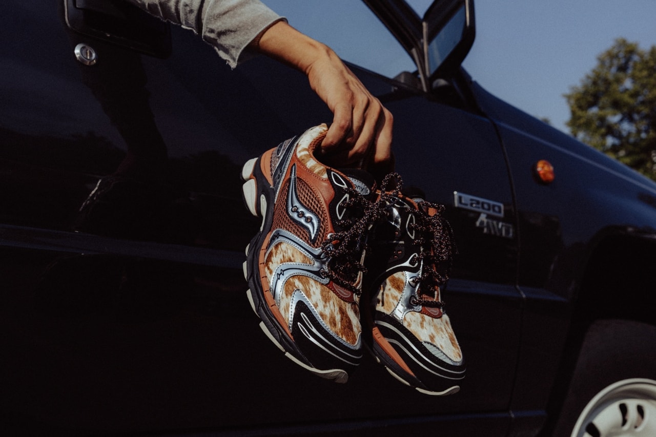 Saucony, Sneakers, Cowboys, Western, Running Shoes, Footwear, Saucony Space Cowboy, PFW, Paris Fashion Week
