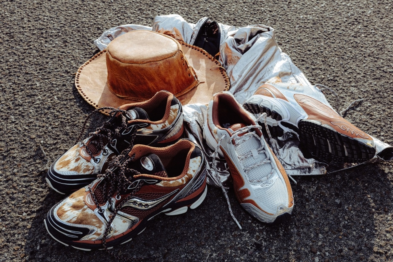Saucony, Sneakers, Cowboys, Western, Running Shoes, Footwear, Saucony Space Cowboy, PFW, Paris Fashion Week