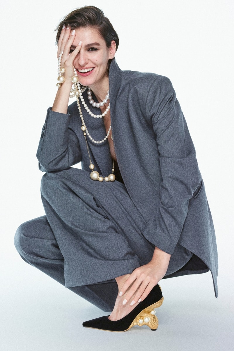 Jimmy Choo, campaign, collections, accessories, pearls, bags, shoes, jewelry, models, fashion