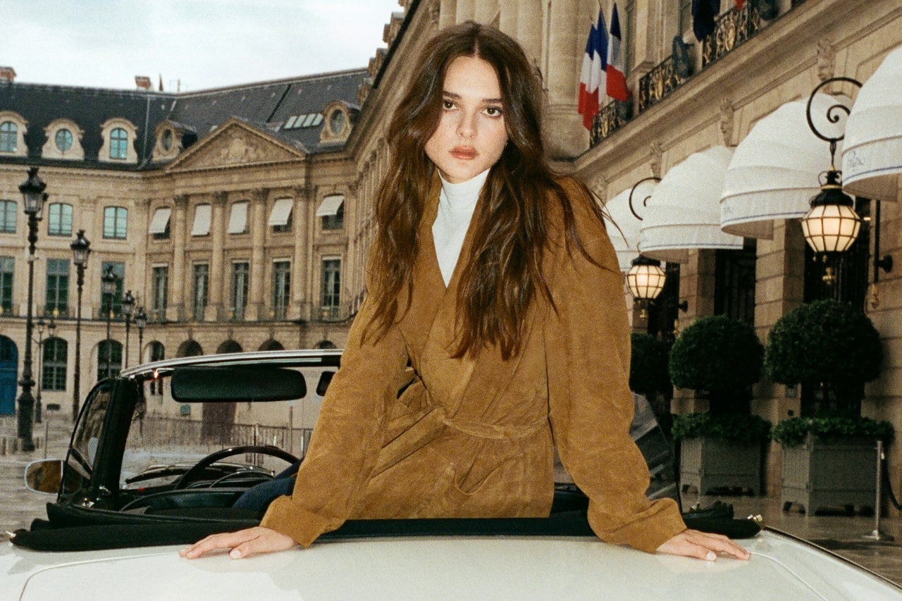 Charlotte Lawrence, FRAME, The Ritz, paris, hotel, campaign, fashion, clothes, model, girl