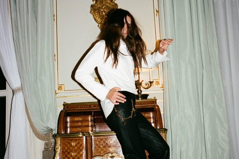 Charlotte Lawrence, FRAME, The Ritz, paris, hotel, campaign, fashion, clothes, model, girl