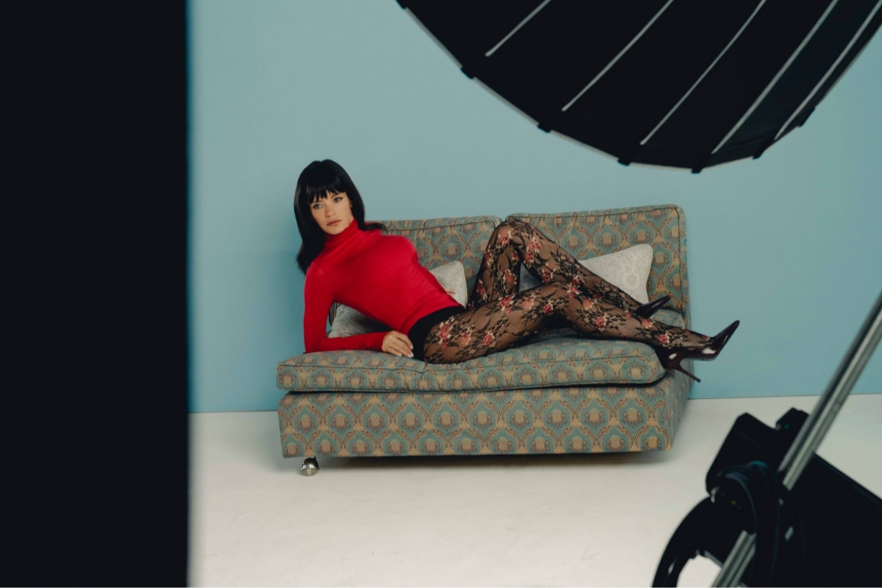 Lily Allen, calzedonia, tights, hosiery, lingerie, campaigns, fashion, clothes