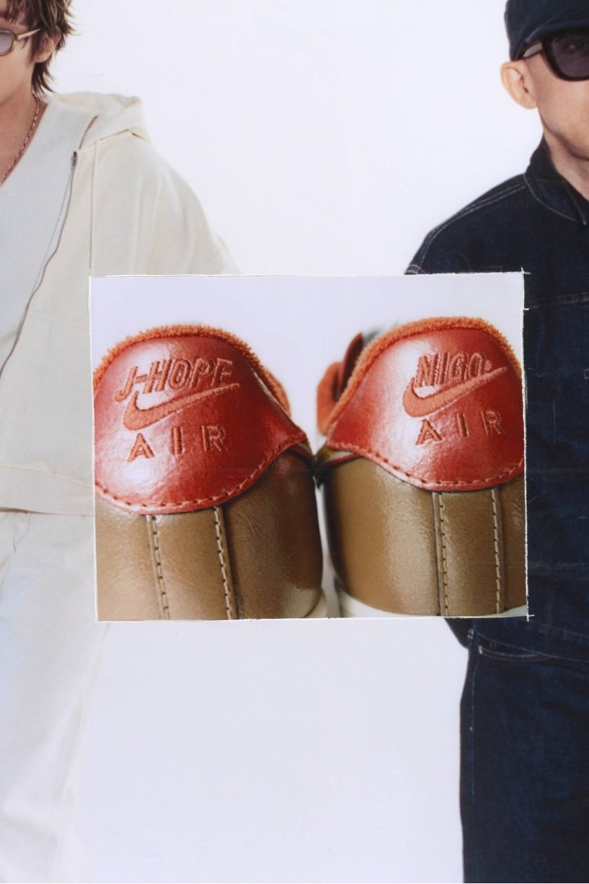 Nike, NIGO, J-Hope, Air Force 1, Sneakers, Collaborations, fashion, footwear, BTS, K-Pop, Music, Streetwear, Sneaker News, footwear News, Sneaker drops
