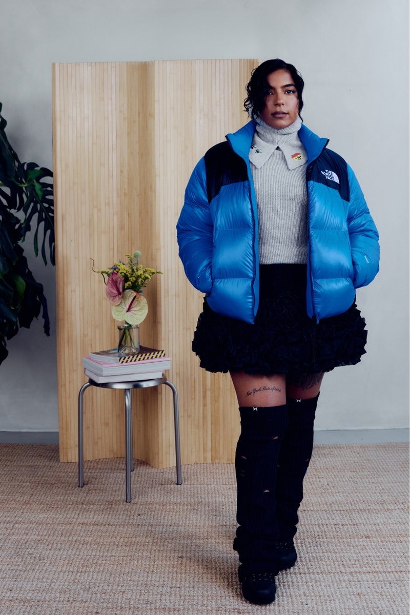 Jyoty, the north face, nuptse, puffer jacket, outerwear, fashion, campaigns