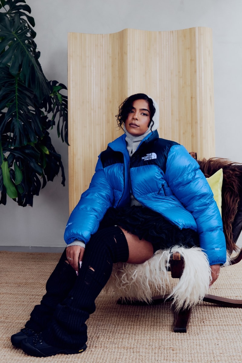 Jyoty, the north face, nuptse, puffer jacket, outerwear, fashion, campaigns