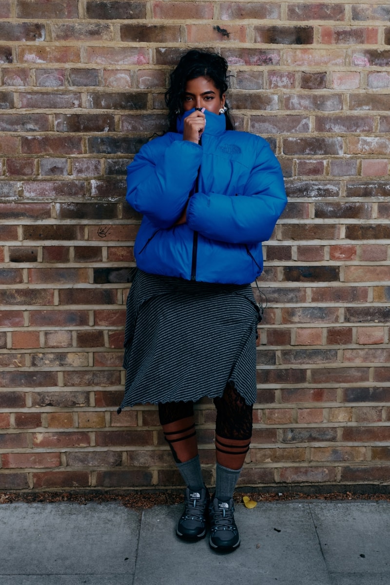 Jyoty, the north face, nuptse, puffer jacket, outerwear, fashion, campaigns