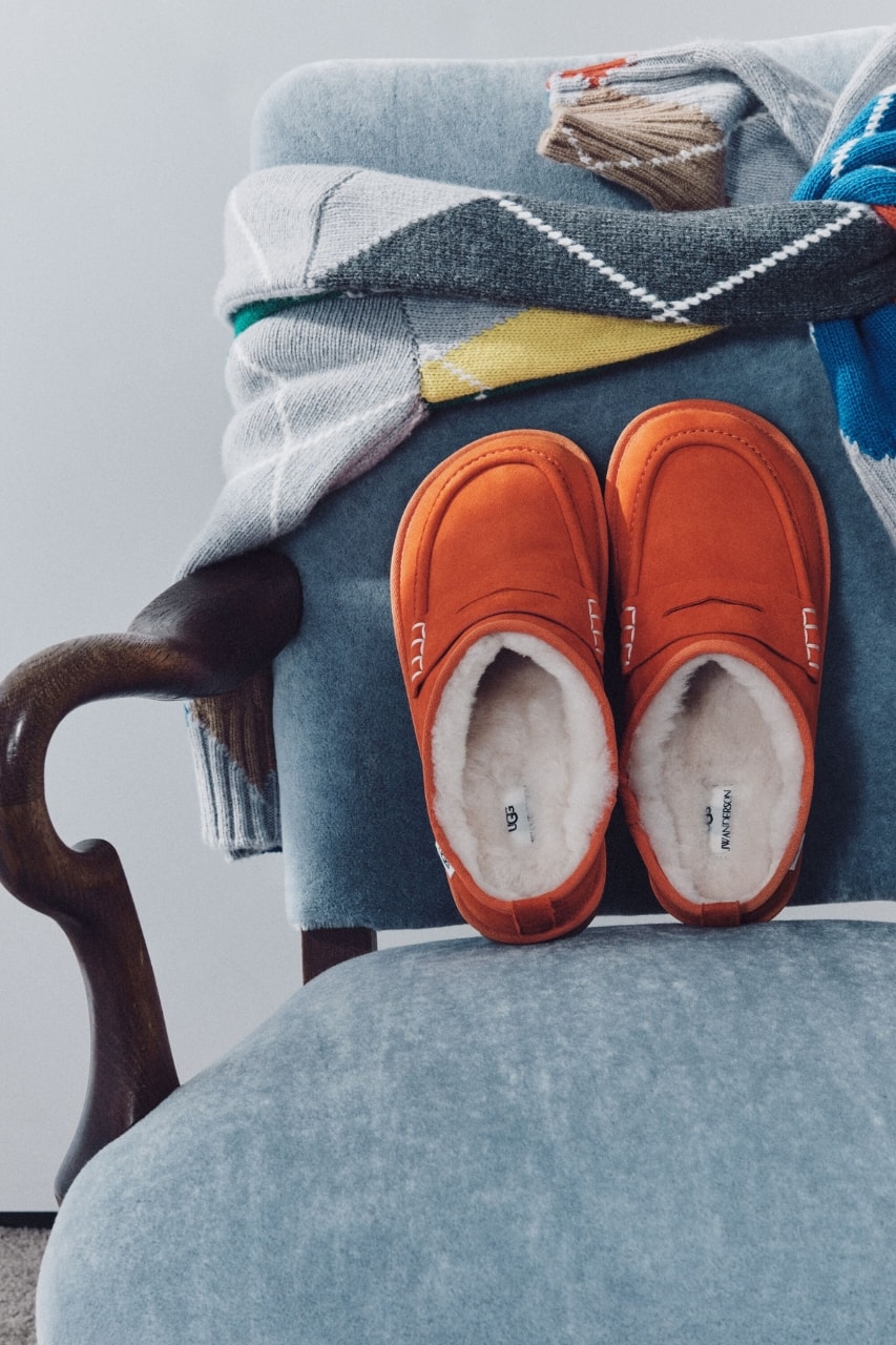 UGG, JW Anderson, shoes, footwear, loafer, collaboration, dev hynes, blood orange, campaign, fashion