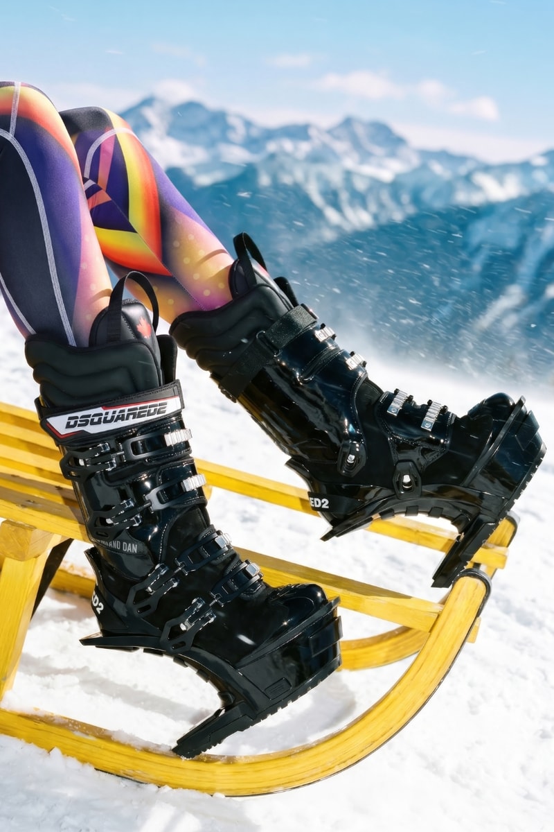 Dsquared2 , skiing, snow, slopes, ski boots, clothes, campaigns, models, fashion, winter