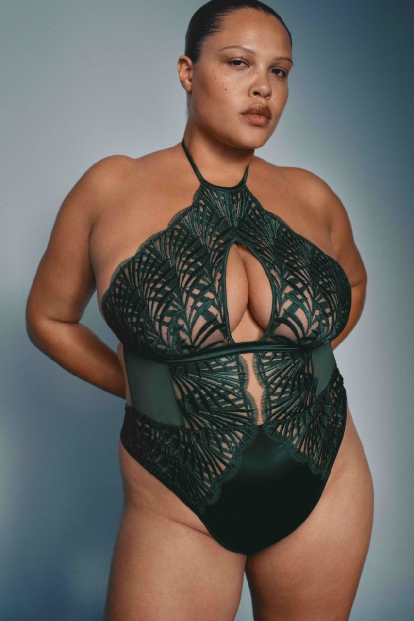 M&S, Coco de Mer, alva claire, lingerie, underwear, model, bra, campaign, fashion, lace