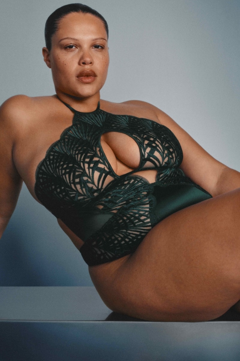 M&S, Coco de Mer, alva claire, lingerie, underwear, model, bra, campaign, fashion, lace