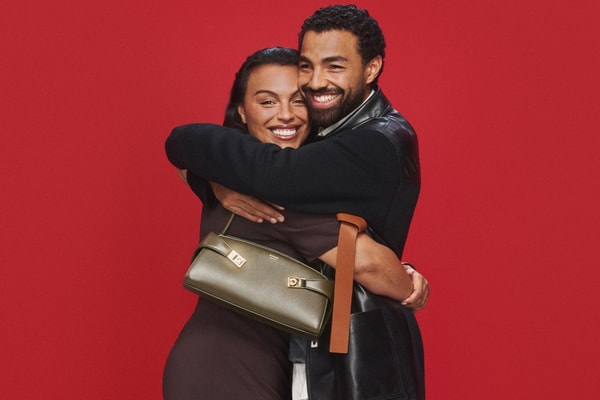 Ferragamo, holiday, christmas, kris jenner, paloma elsesser, model, campaign, fashion