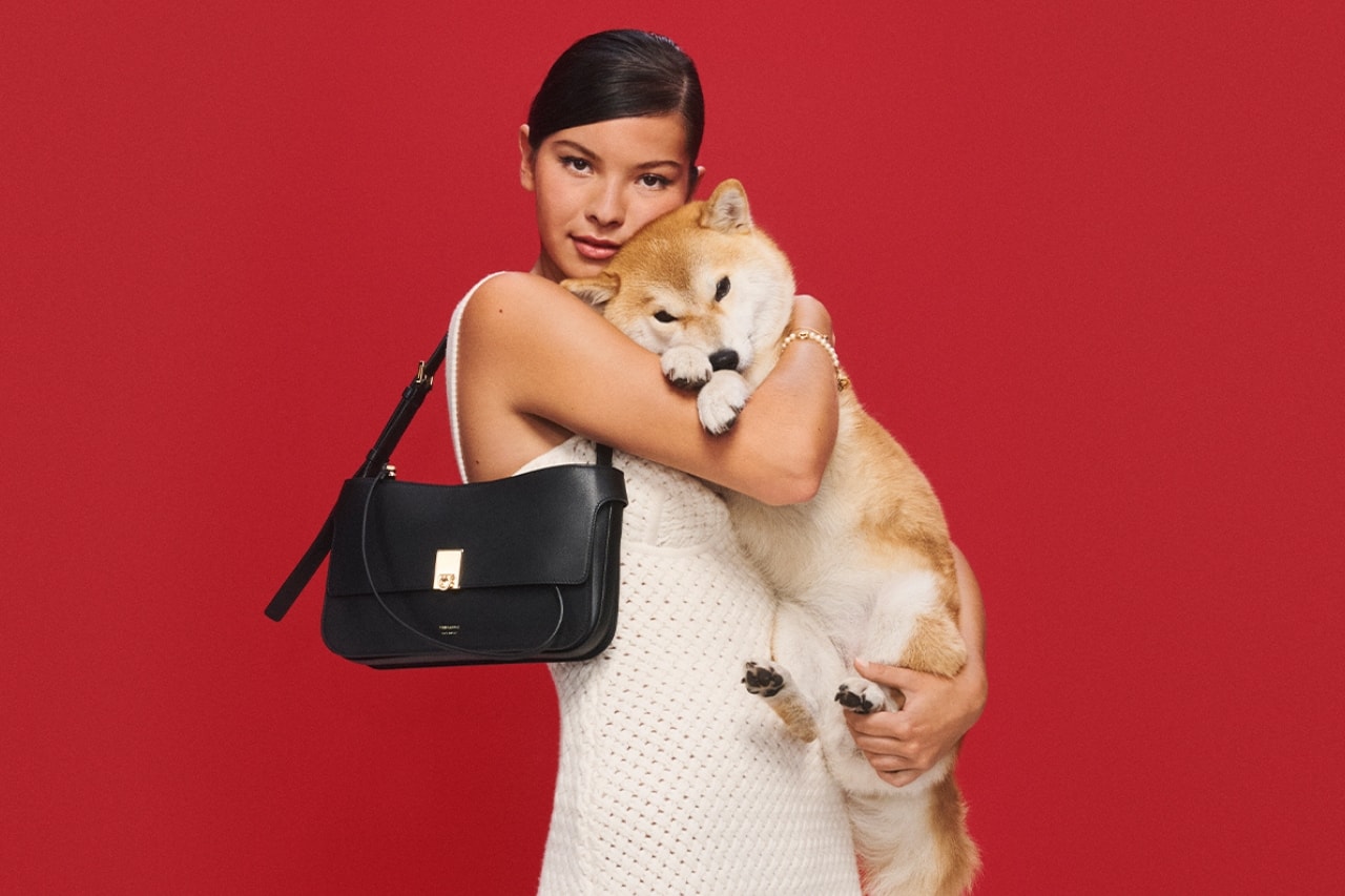 Ferragamo, holiday, christmas, kris jenner, paloma elsesser, model, campaign, fashion