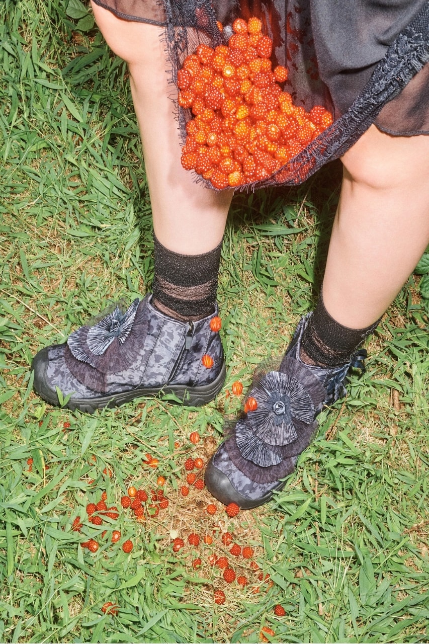KEEN, Collina Strada, New York Fashion Week, Spring/Summer 2027, Fall 2026, Collaborations, KEEN footwear, Trail Runners, Hiking Shoes, Sneakers, Footwear, gorpcore, Hiking Boots, Campaigns, photography
