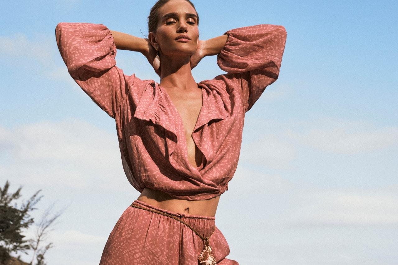 Rosie Huntington-Whiteley, ViX Paula Hermanny, collection, swimwear, bikinis, resort wear, beach, model, clothing, fashion