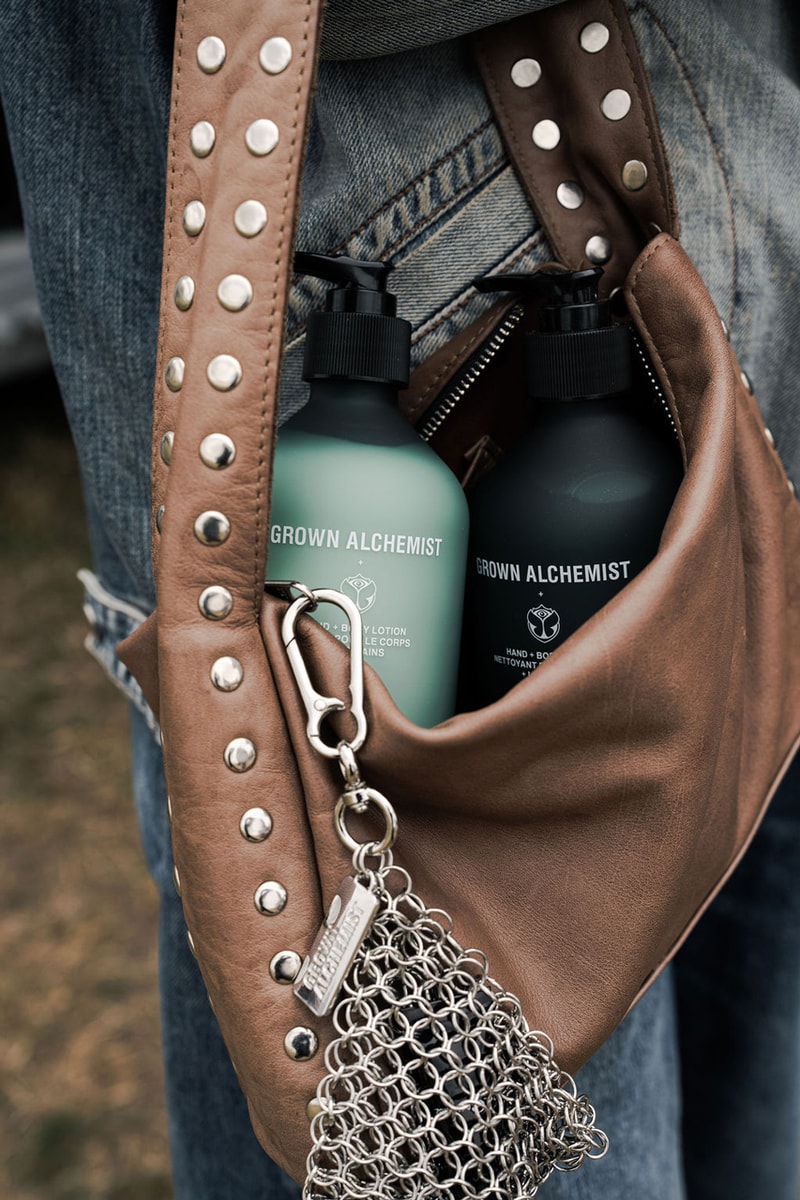 grown alchemist tomorrowland asia australia wellness festivals hair skin hand lotion body wash face mist conditioner shampoo reset your rhythm cooling mist products collection 