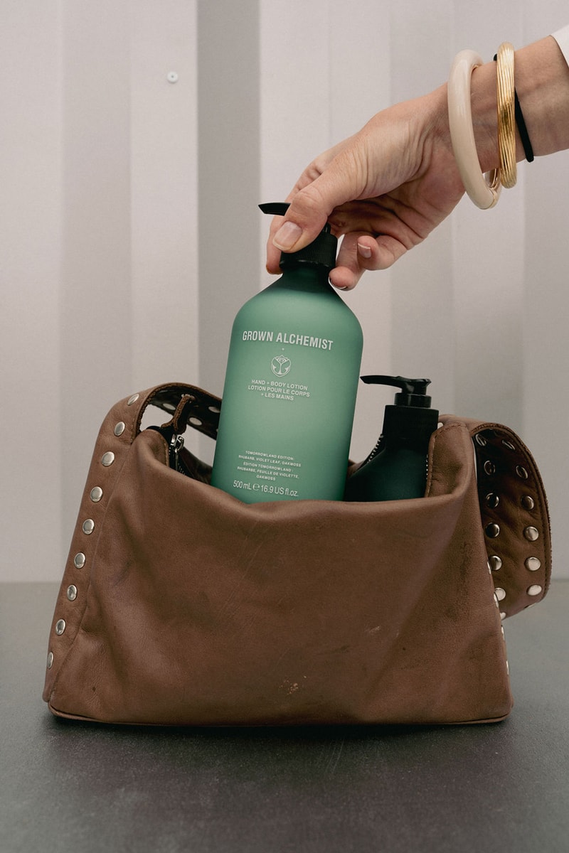 grown alchemist tomorrowland asia australia wellness festivals hair skin hand lotion body wash face mist conditioner shampoo reset your rhythm cooling mist products collection 