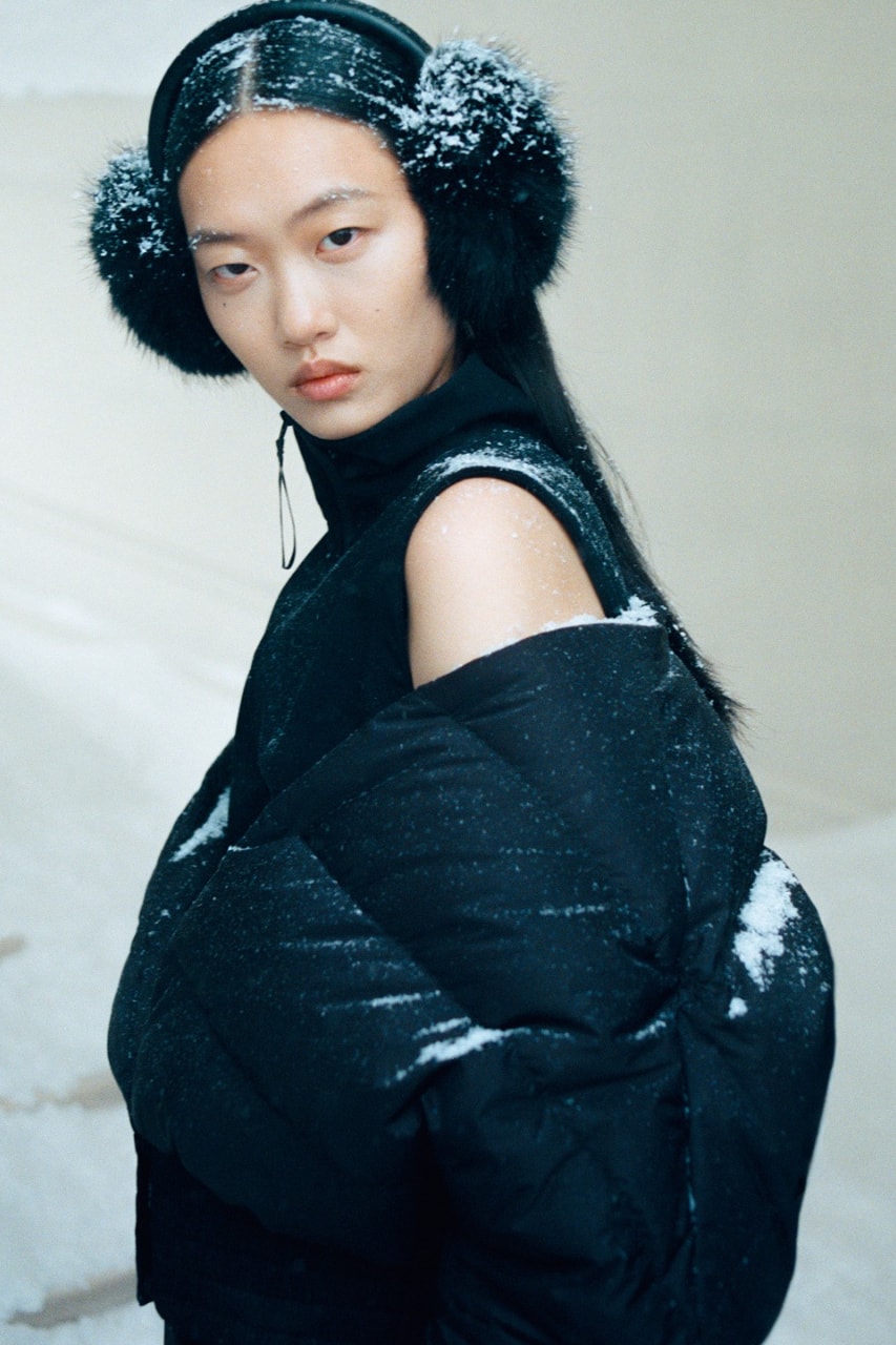 Balenciaga, ski, skiwear, collections, campaigns, snow, sports, models, jackets, city bag