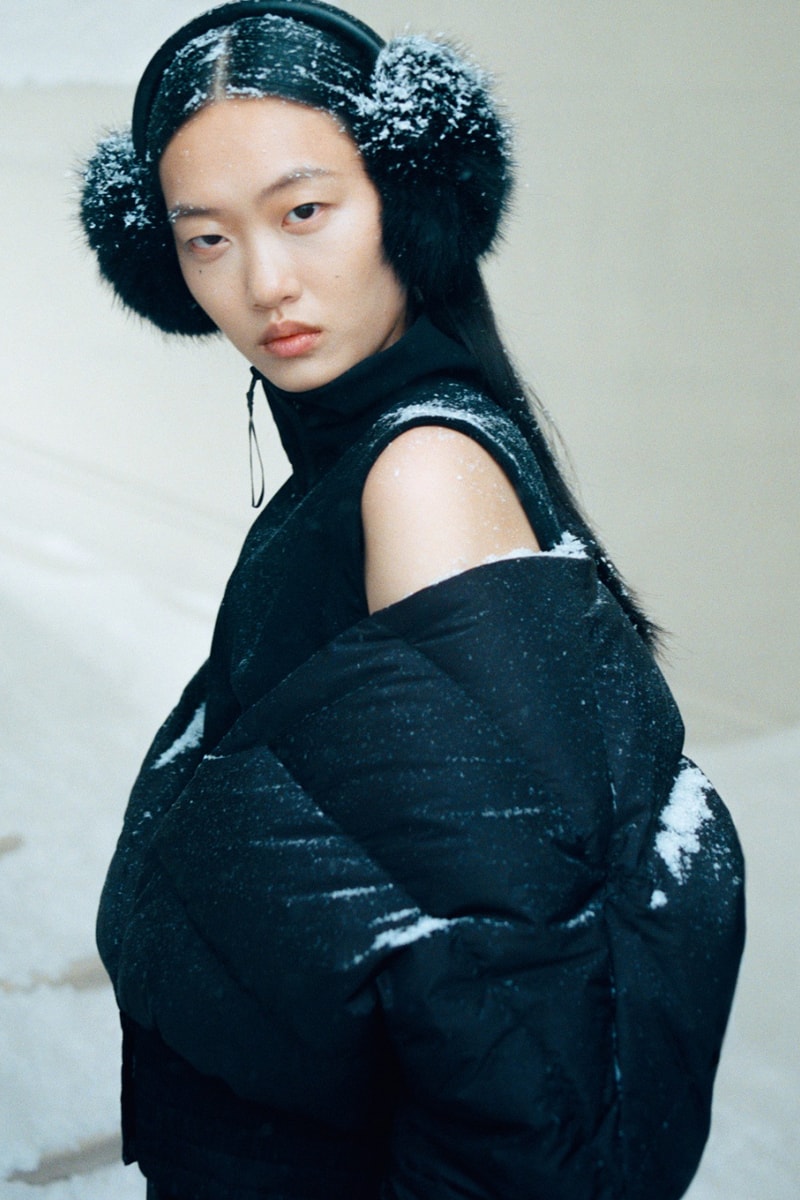 Balenciaga, ski, skiwear, collections, campaigns, snow, sports, models, jackets, city bag