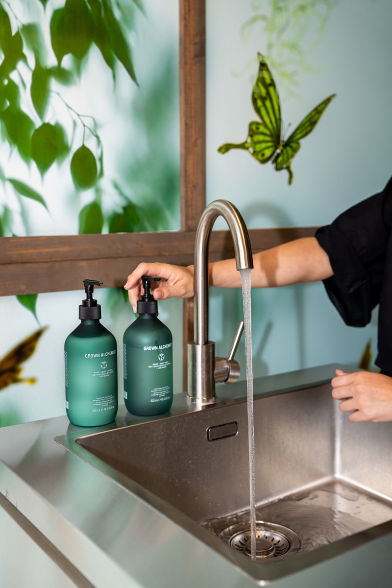 grown alchemist tomorrowland asia australia wellness festivals hair skin hand lotion body wash face mist conditioner shampoo reset your rhythm cooling mist products collection 