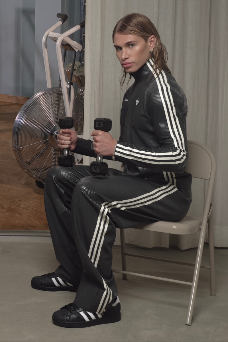 JENNAX, Adidas, collaborations, tracksuits, Los Angeles, Latex, Latex fashion, Latex clothing, Emerging Designers, Firebird Tracksuit
