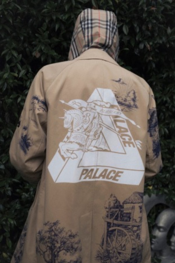 Burberry, Palace, collaboration, fashion, clothes, streetwear, model, hoodies, skate