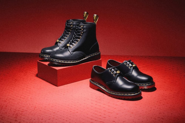 Dr. Martens Lança Coleção Festiva 'Ano da Serpente'