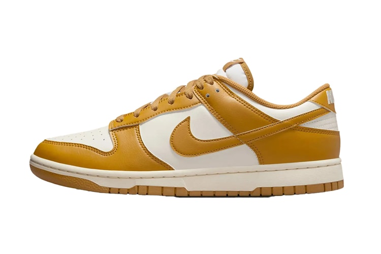 Nike Dunk Low surge em dourado “Wheat”