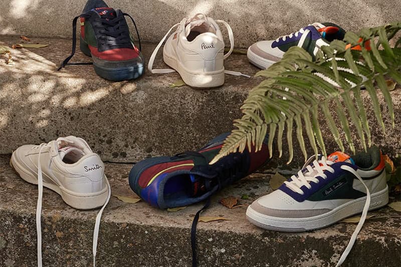 Paul Smith x Reebok Revelam Novos Club C 85 Vintage Coloridos