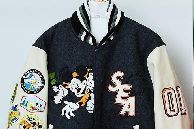 WIND AND SEA Lança Coleção de Jaquetas Letterman Numeradas