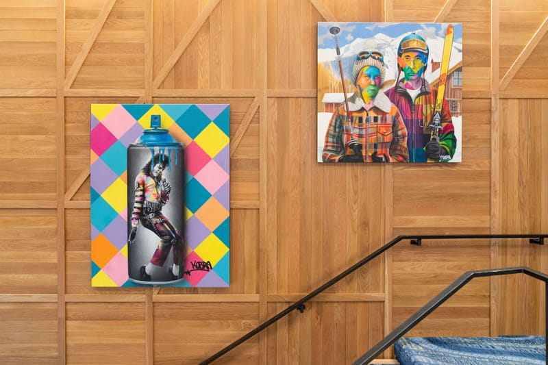 Kobra Leva Suas Obras Caleidoscópicas ao W Aspen