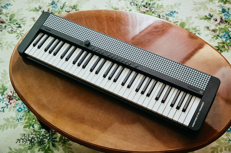 fragment design e Casio Lançam Teclado Eletrônico Adornado com Padrão Xadrez